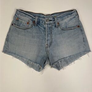 Levi’s Women's Light Blue Denim Shorts